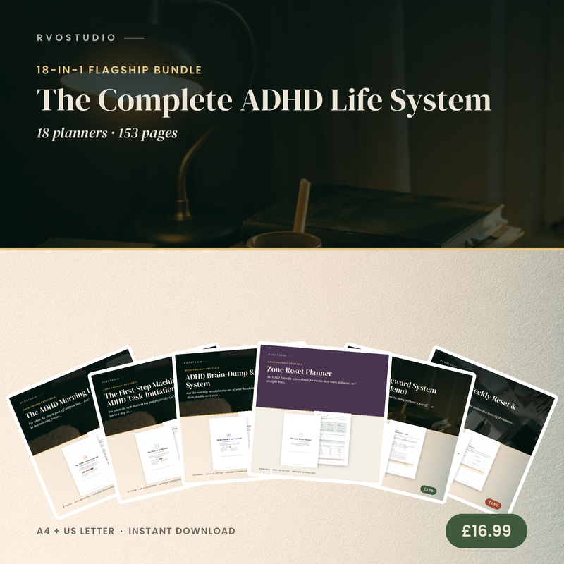 The Complete ADHD Life System &mdash; ADHD printable cover