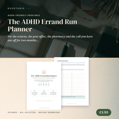 The ADHD Errand Run Planner