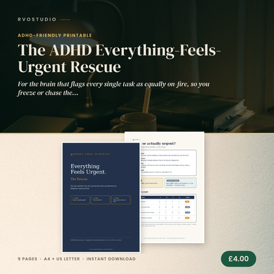 The ADHD Everything-Feels-Urgent Rescue