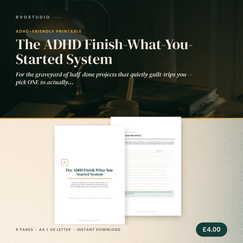 The ADHD Finish-What-You-Started System — ADHD printable cover