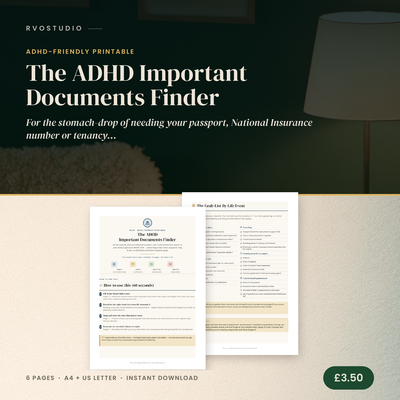 The ADHD Important Documents Finder