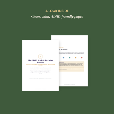 The ADHD Study & Revision Rescue preview 3
