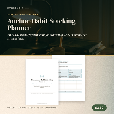 Anchor-Habit Stacking Planner